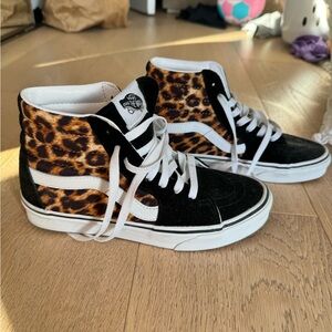 Vans sk8-hi leopard sneakers Brand new